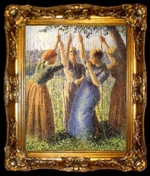 framed  Camille Pissarro Planting scenes, ta009-2